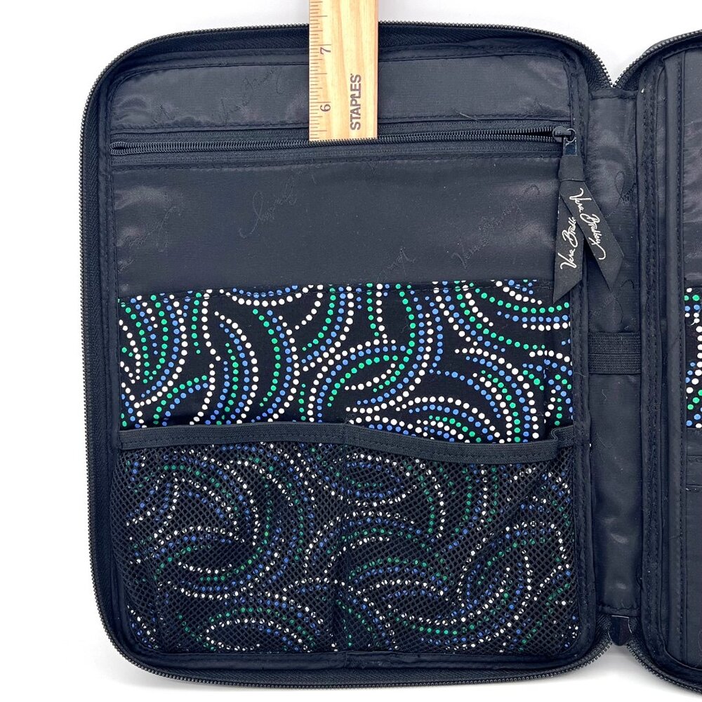 Vera Bradley Quilted Paisley Print Tablet Sleeve Zip Closure Pockets ipad Kindle - Picture 8 of 12